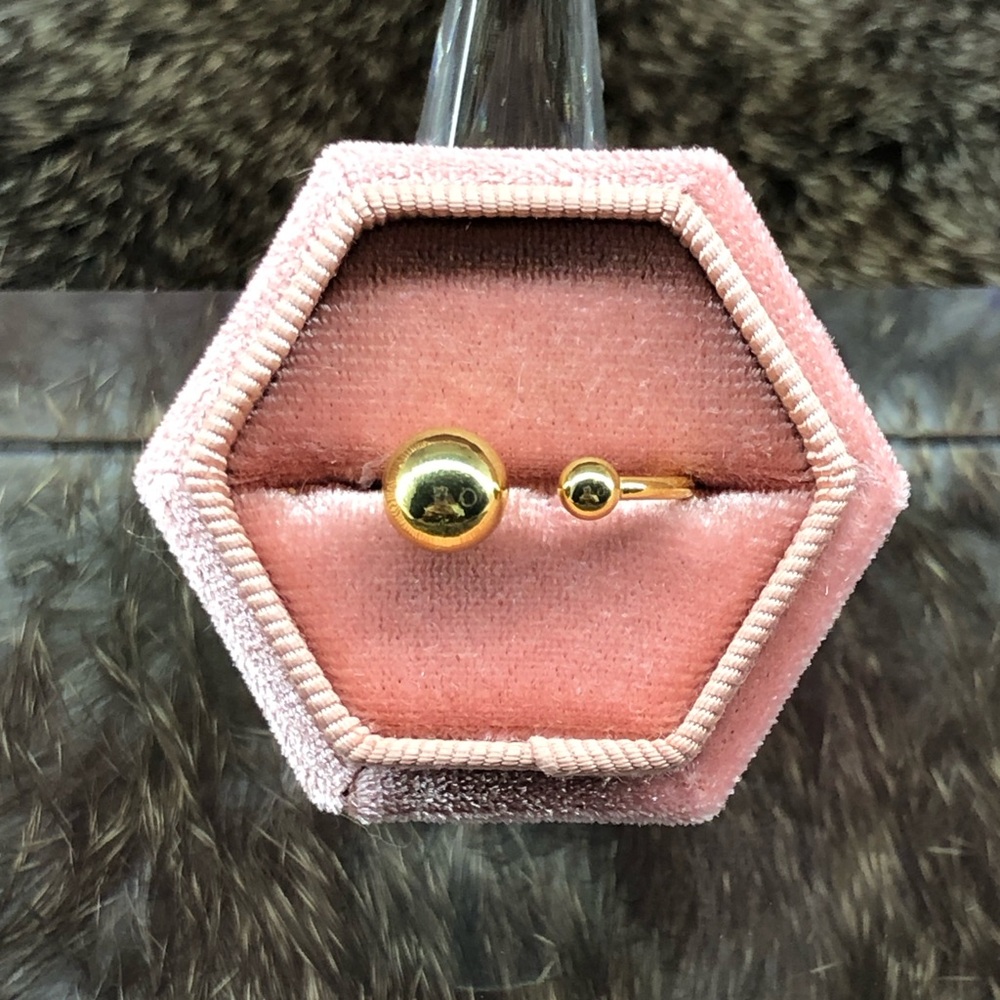 Gold Ball Stud Earrings